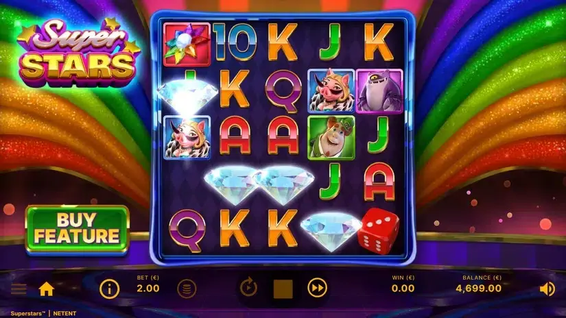 Superstars slot screenshot 3