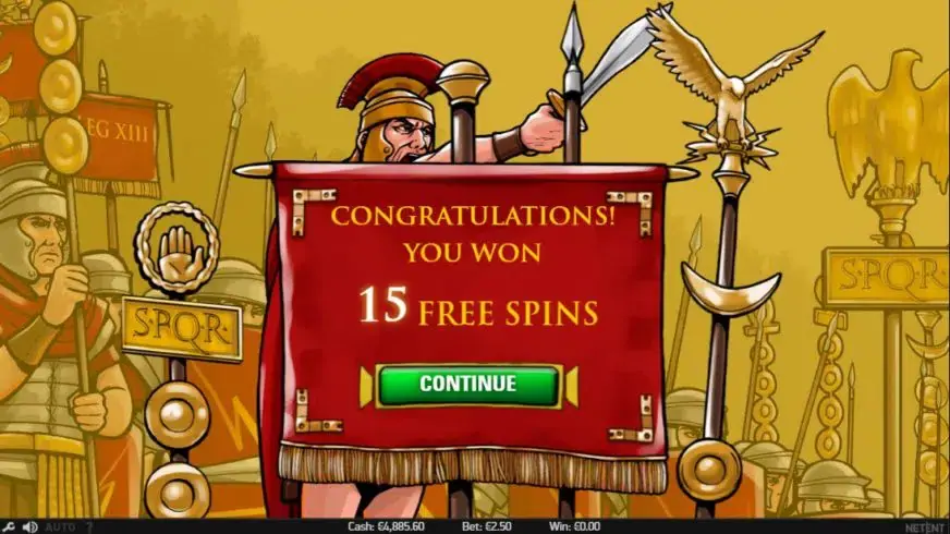 Victorious slot screenshot 3