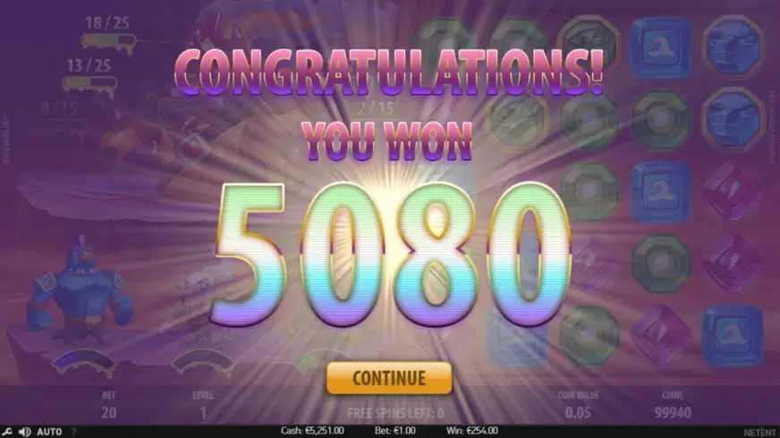 Wild Worlds slot screenshot 