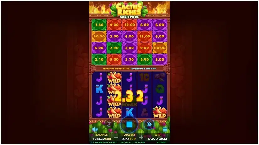 Cactus Riches: Cash Pool slot screenshot