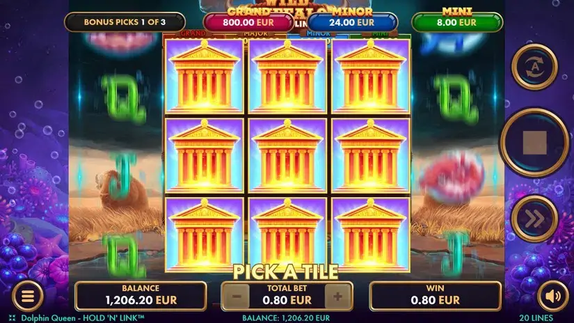 Dolphin Queen slot screenshot 5