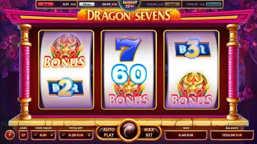 Dragon Sevens slot screenshot 3