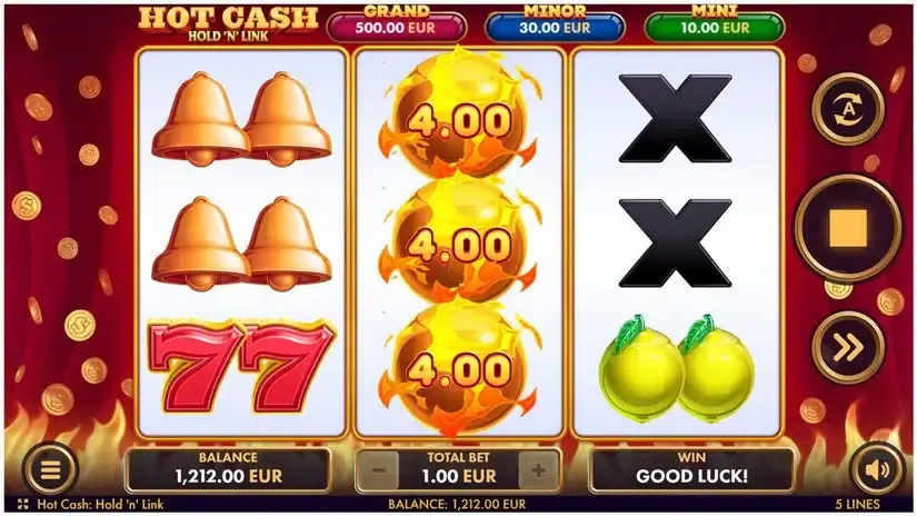 Hot Cash: Hold ‘n’ Link slot screenshot 3