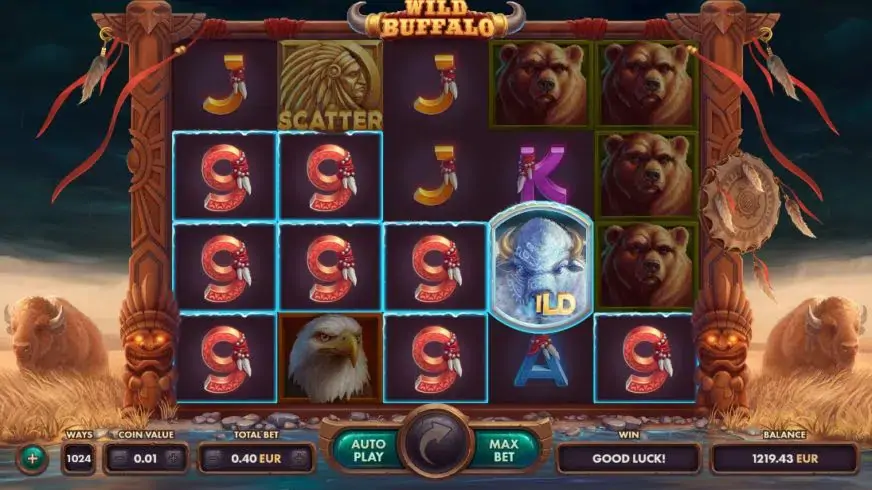 Wild Buffalo slot screenshot 2