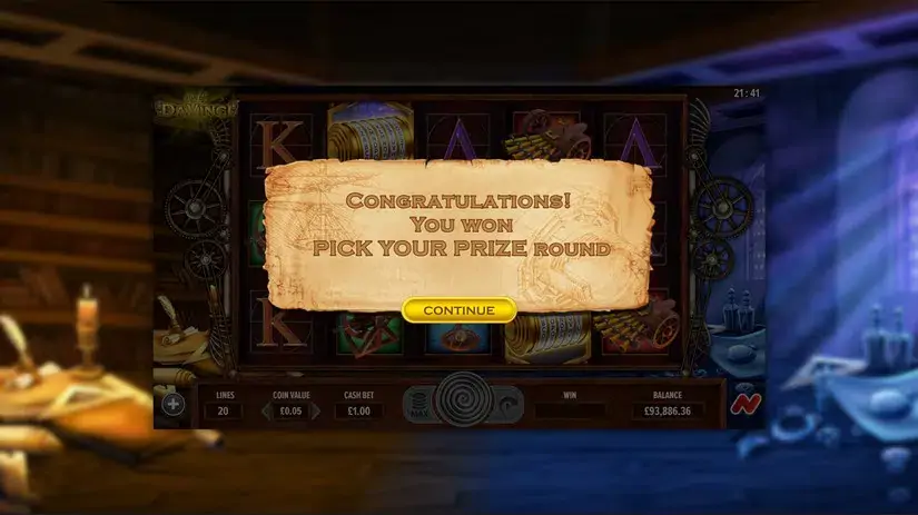Age of DaVinci slot screenshot 4