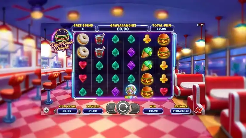 Diner Dash Delights slot screenshot 4