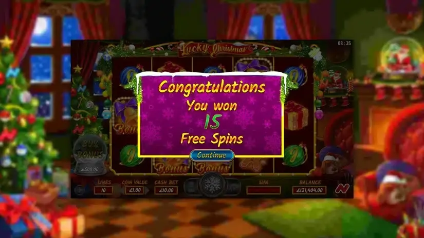Lucky Christmas slot screenshot 4