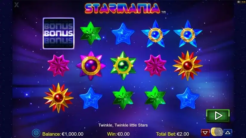 Starmania slot screenshot 