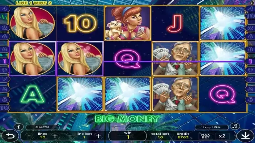 Big Money slot screenshot 2