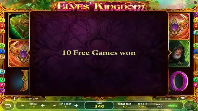Elves Kingdom slot screenshot 3
