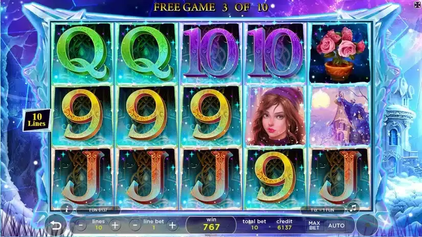 Frozen Diamonds slot screenshot 5