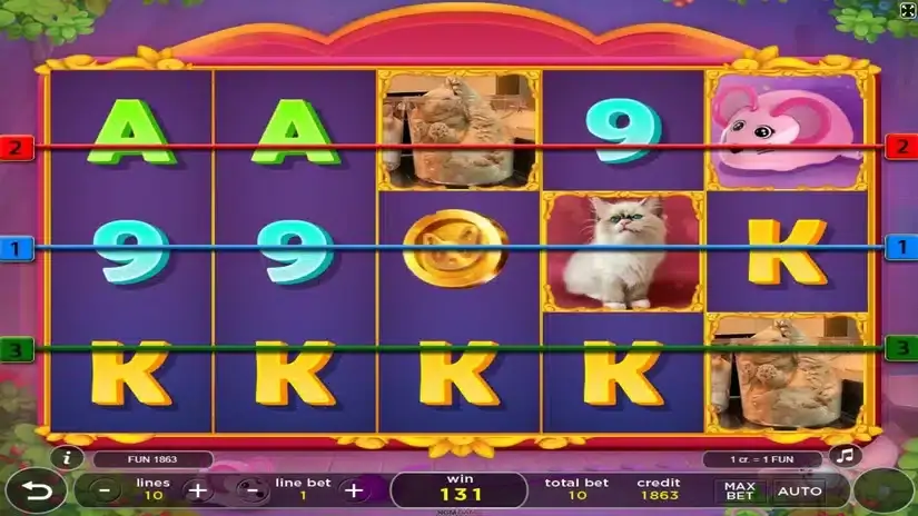 Funny Cats slot screenshot 6