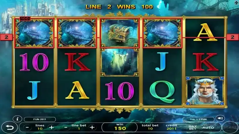 Oceans King slot screenshot 3