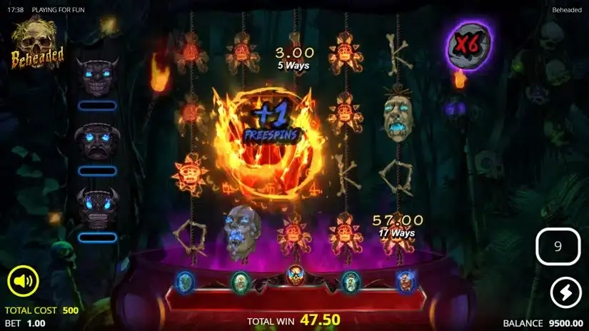 Beheaded slot screenshot 