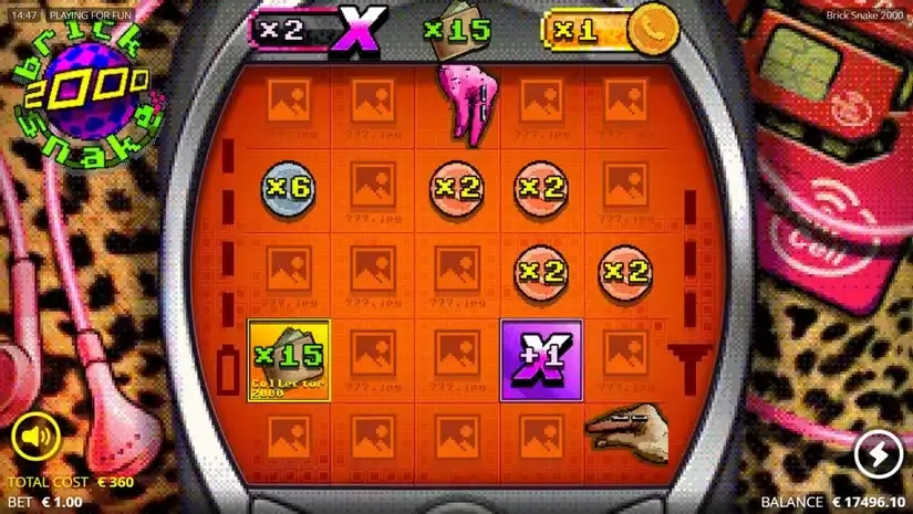 Brick Snake 2000 slot screenshot 5