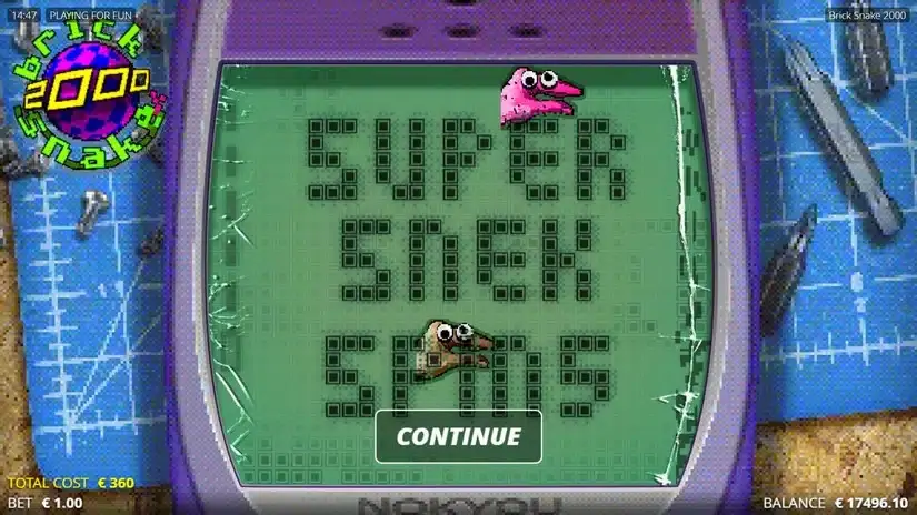 Brick Snake 2000 slot screenshot 4