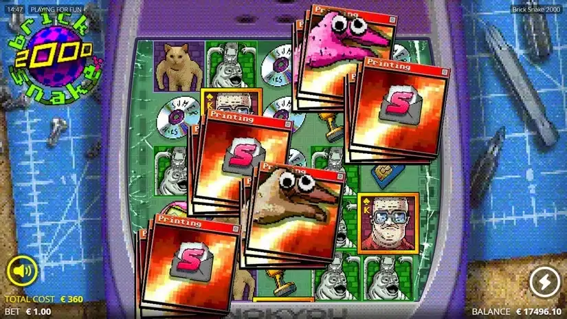 Brick Snake 2000 slot screenshot 3