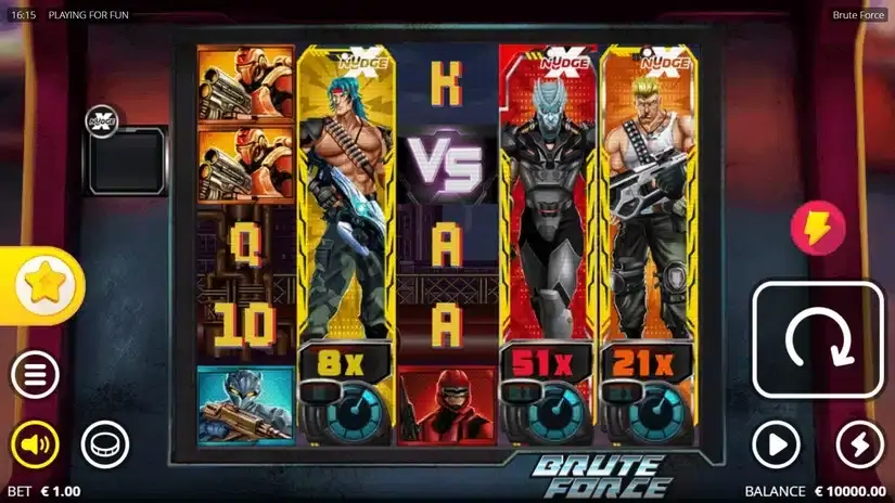 Brute Force slot screenshot 