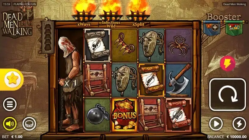 Dead Men Walking slot screenshot 