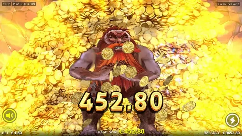 Fire in the Hole 3 slot screenshot 