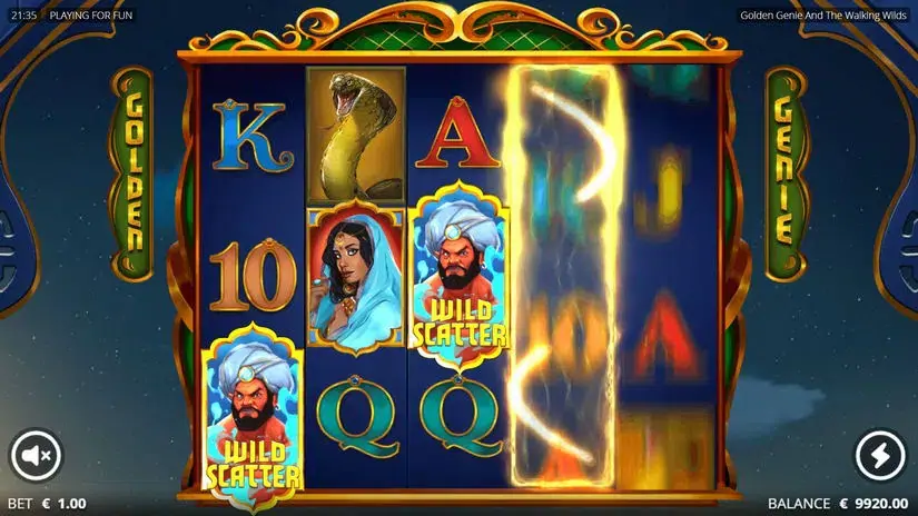 Golden Genie slot screenshot 2