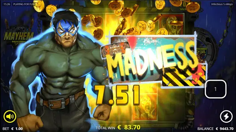 Infectious 5 slot screenshot 6