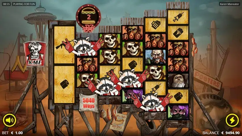 Karen Maneater slot screenshot 3