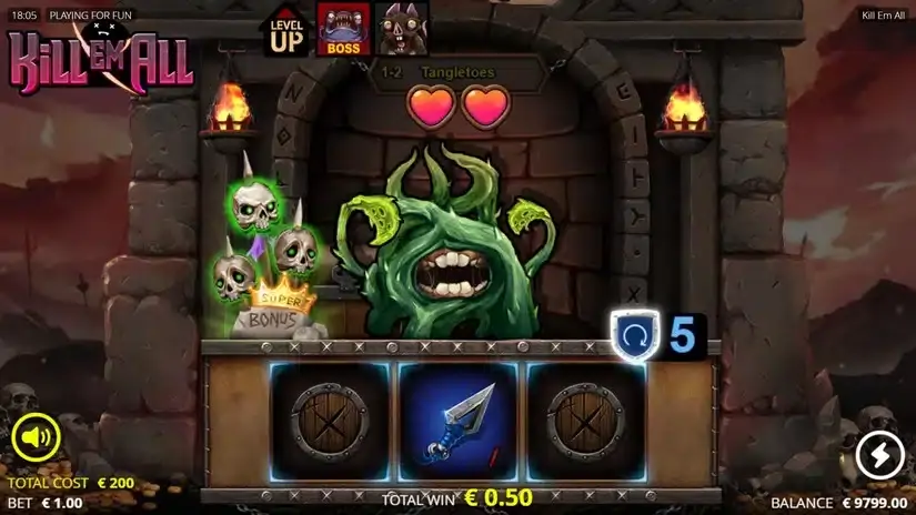 Kill Em All slot screenshot 3