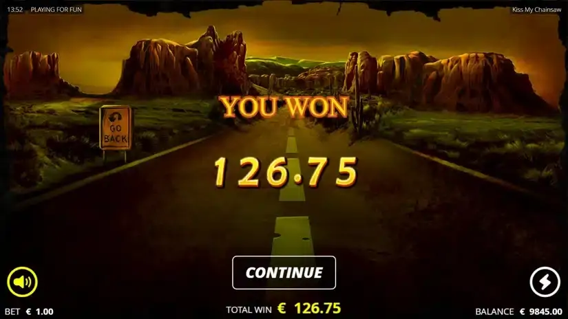 Kiss My Chainsaw slot screenshot