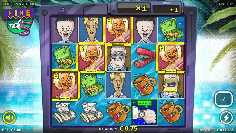 Nine To Five slot screenshot 7