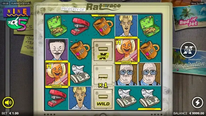 Nine To Five slot screenshot 