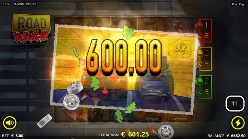 Road Rage slot screenshot 