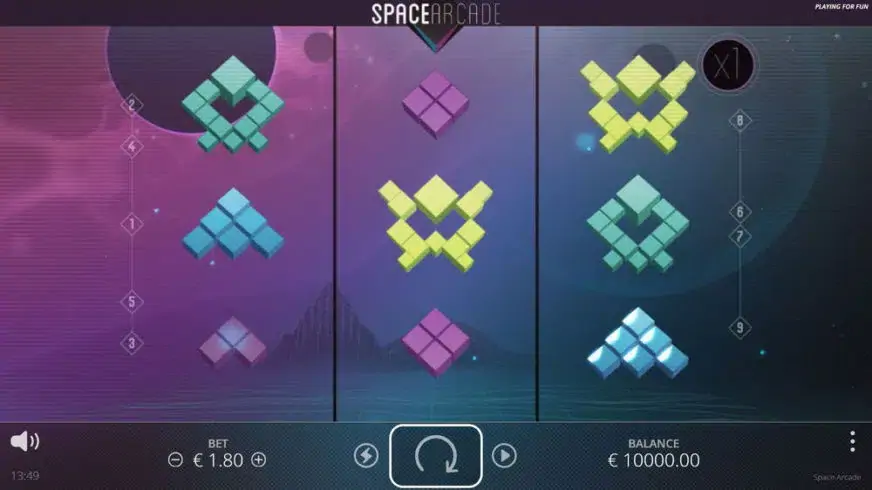 Space Arcade slot screenshot 1