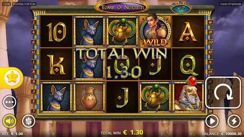 Tomb Of Nefertiti slot screenshot 2