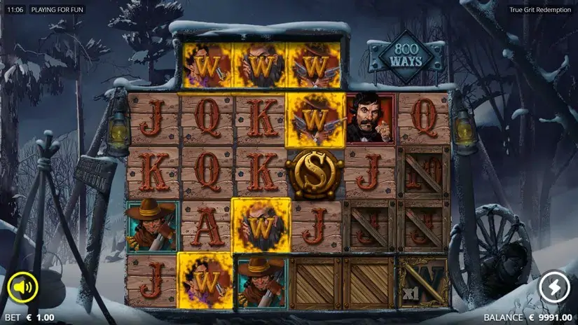 True Grit Redemption slot screenshot 2