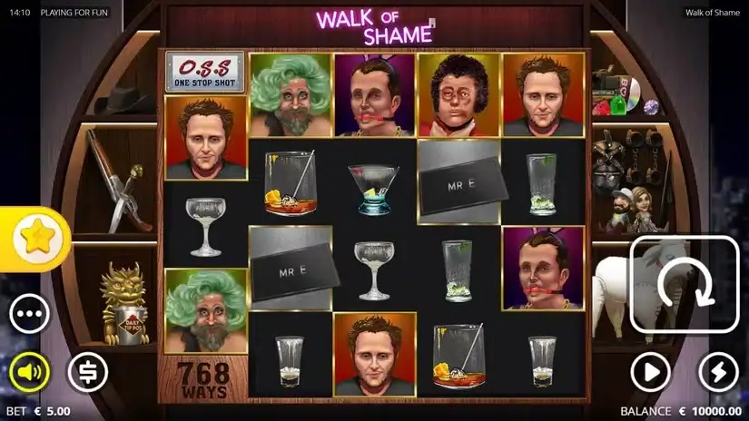 Walk of Shame slot screenshot 