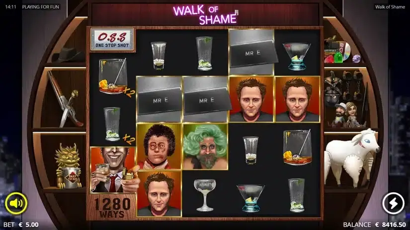 Walk of Shame slot screenshot 2