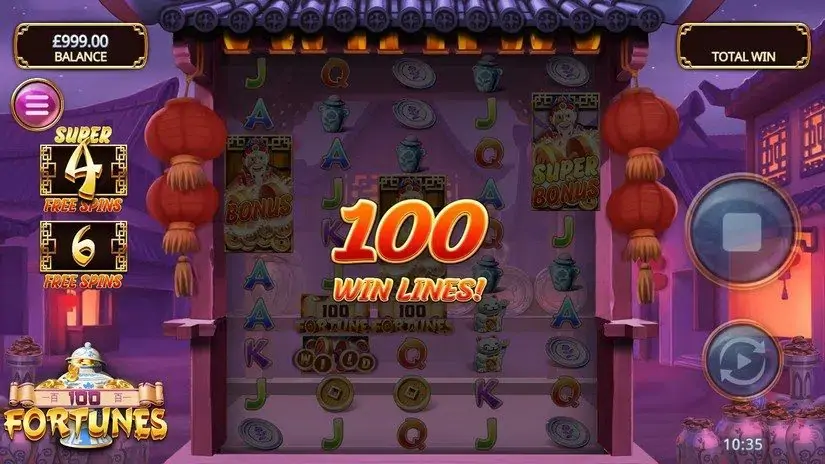 100 Fortunes slot screenshot 5