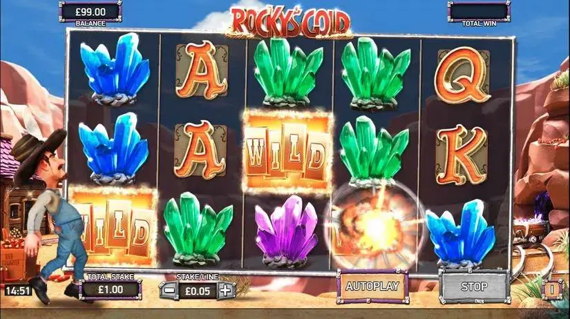 Rocky’s Gold slot screenshot 3
