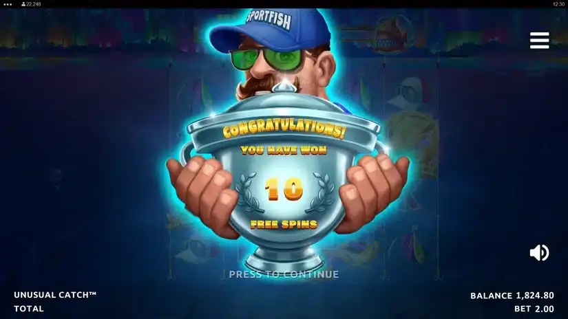 Unusual Catch slot screenshot 3