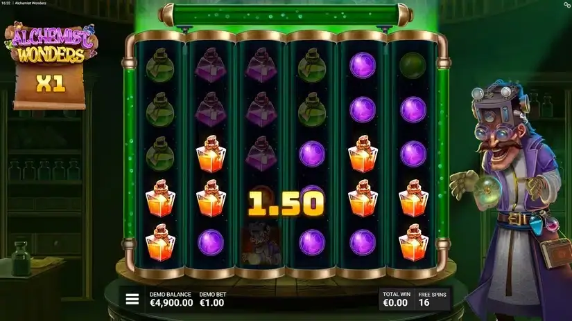 Alchemist Wonders slot screenshot 4