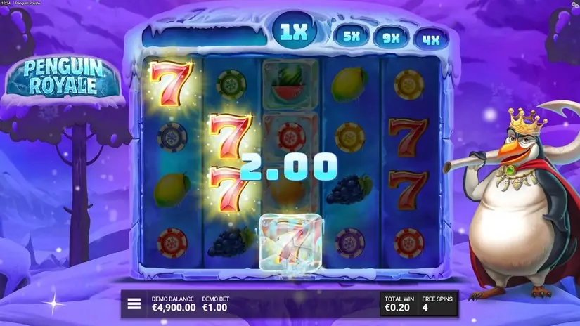 Penguin Royale slot screenshot 4