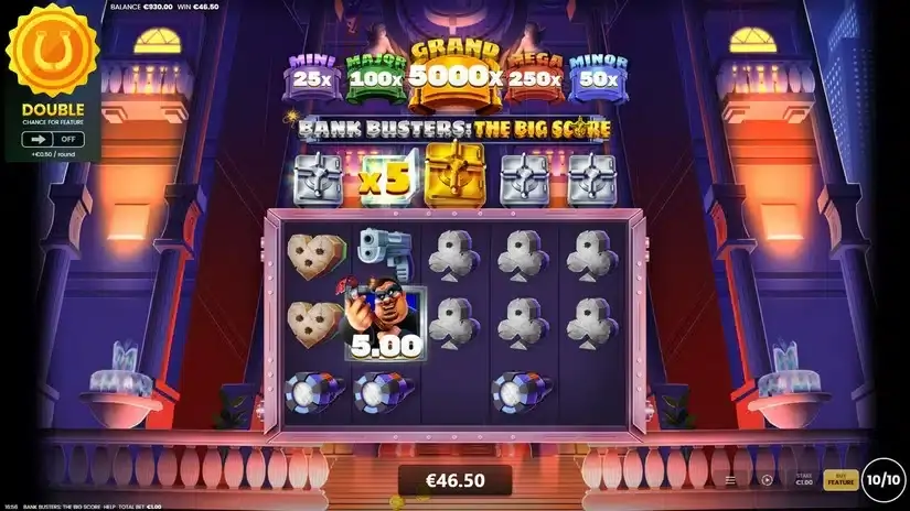 Bank Busters The Big Score slot screenshot 