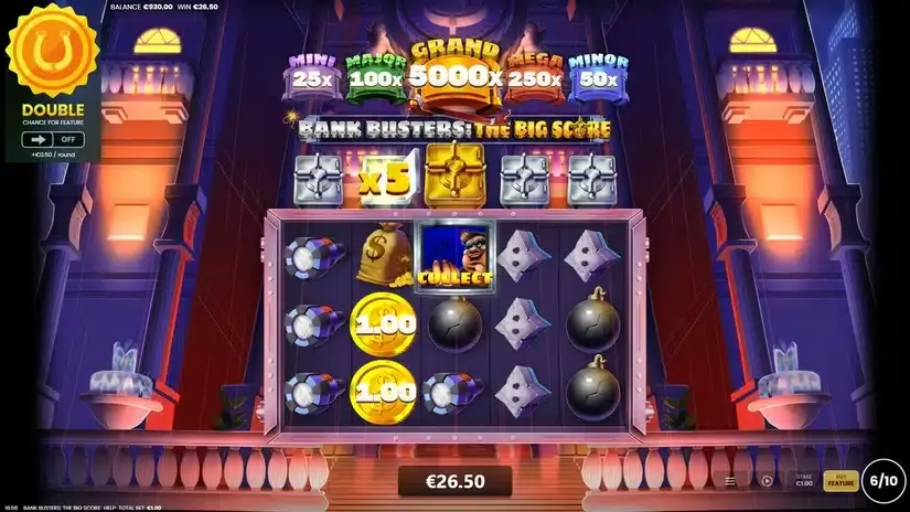 Bank Busters The Big Score slot screenshot 3