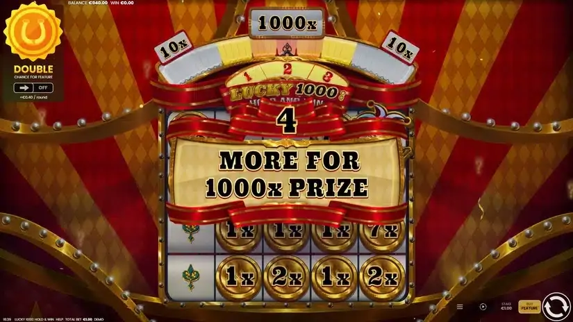 Lucky 1000 Hold & Win slot screenshot 2