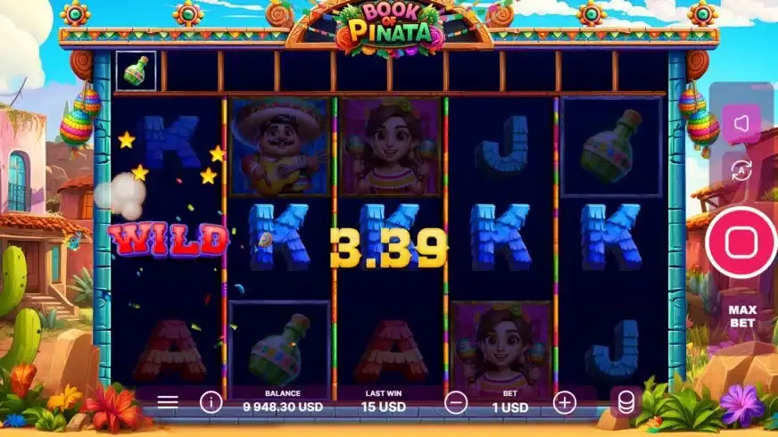 Book of Piñata slot screenshot 2