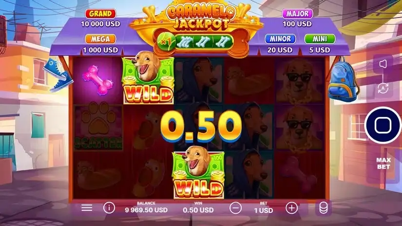 Caramelo Jackpot slot screenshot 3