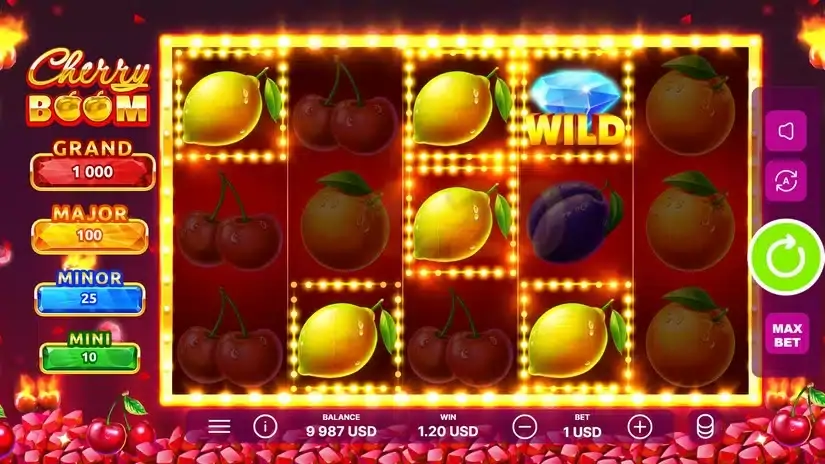 Cherry Boom slot screenshot 3