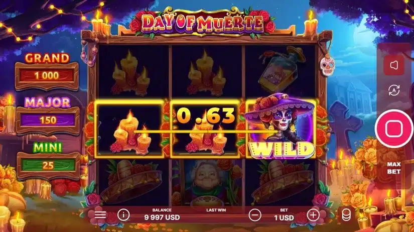 Day of Muerte slot screenshot 2