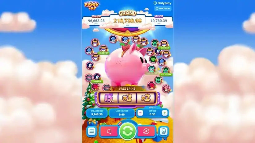 Piggy Tap slot screenshot 2